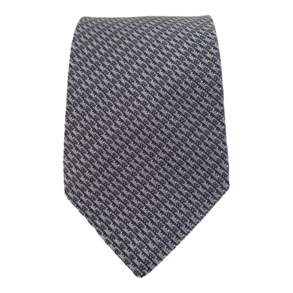 CERRUTI 1881 Blue Striped Silk Tie Made In France 60"/3".1/4 EX COND
